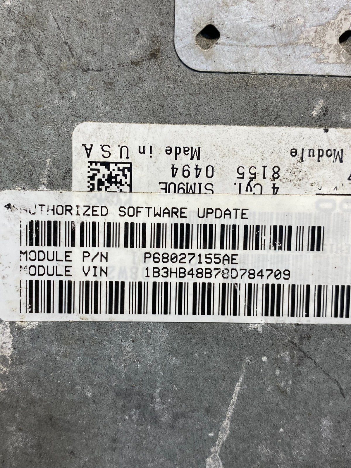 2009 to 2010 Jeep Grand Cherokee Computer Engine Control ECU ECM ad7372 DG2