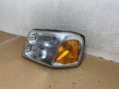 2002 to 2009 Gmc Envoy Left Driver Lh Side Headlight Halogen TYC AH8312 DW2