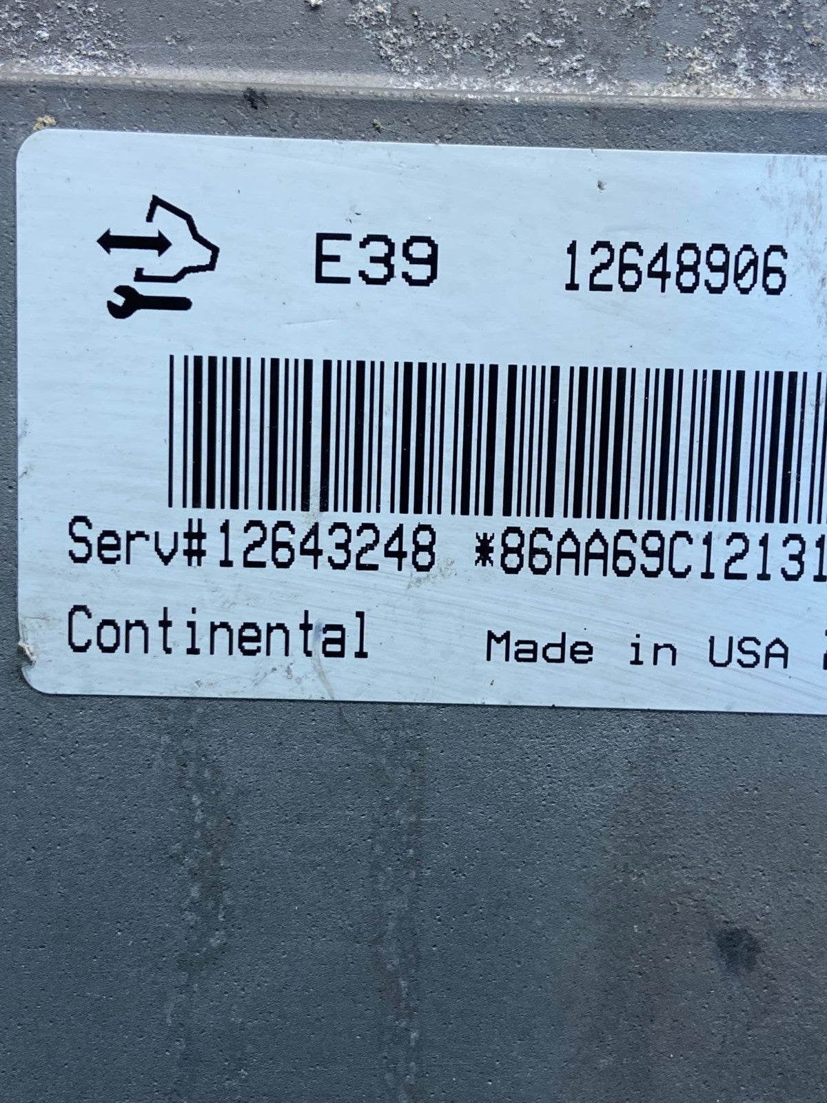 2012 Chevrolet Equinox Ecu Engine Control Module Unit Ecm 12648906 AG1618 DW2