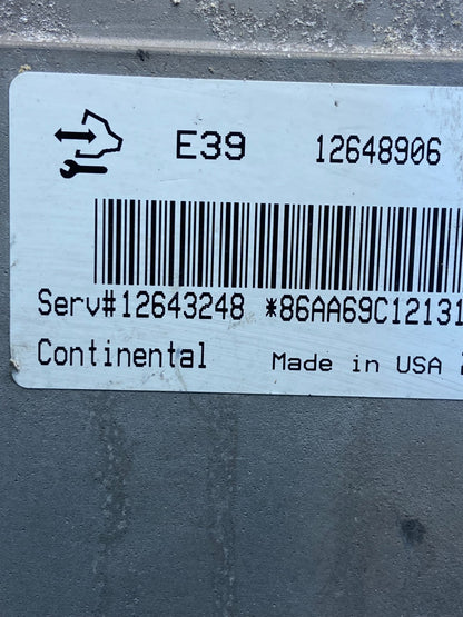 2012 Chevrolet Equinox Ecu Engine Control Module Unit Ecm 12648906 AG1618 DW2