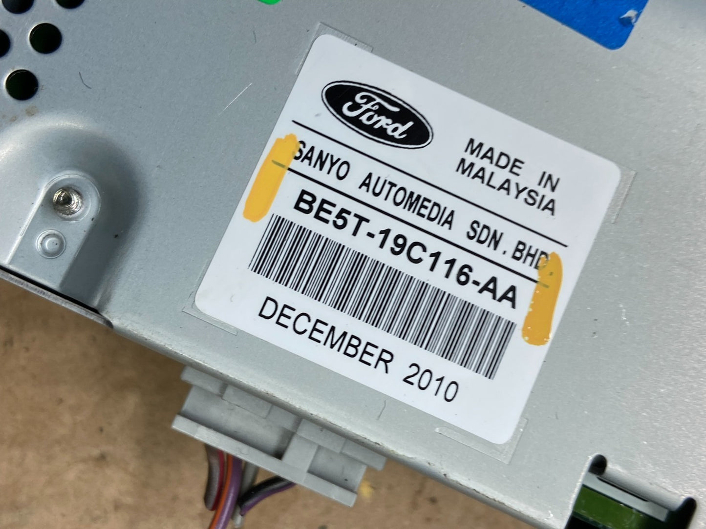 2011 2012 Ford Fusion Dash Information Display Screen OEM y5354 DG5