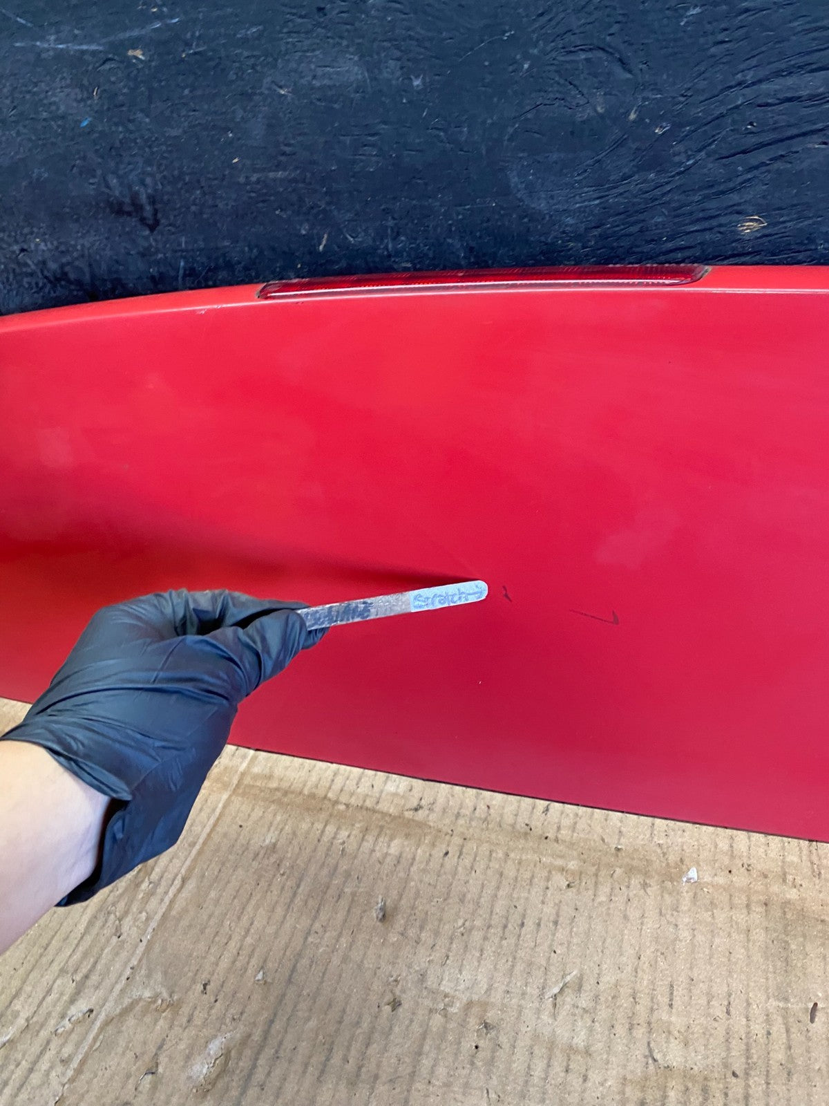 2011 to 2019 Dodge Grand Caravan Rear Upper Wing Spoiler W/Brake Light R5302 DG5