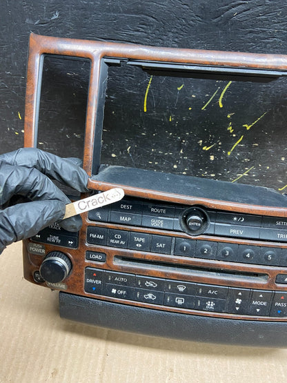 2003 to 2005 Infiniti FX35 Front Radio A/C Heater Switch Control Panel y2299 DG1
