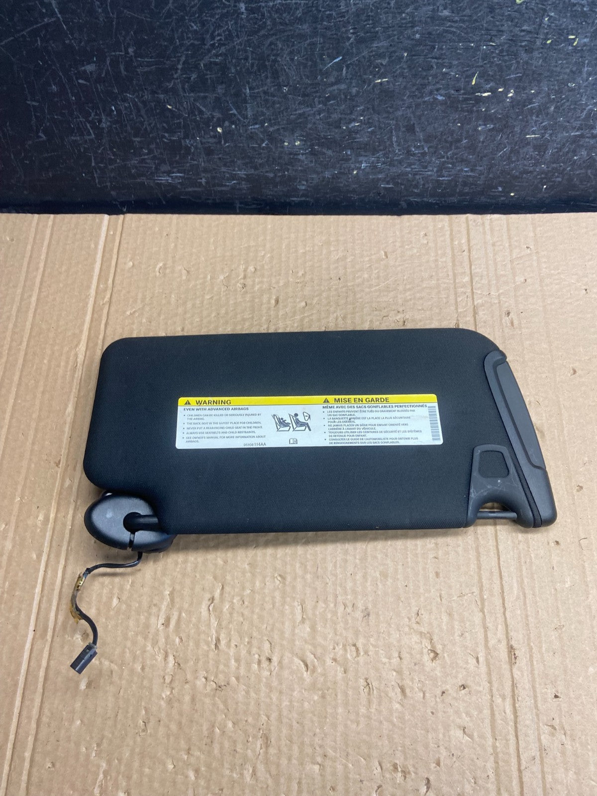 2011 to 2014 Dodge Charger Driver Left Side Sun Visor AF62832