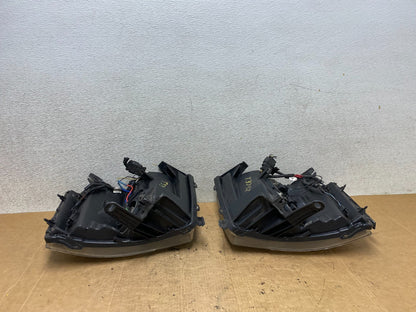 2007 to 2014 Chevrolet Silverado Left+Right Side Black Headlights T3342 DW12