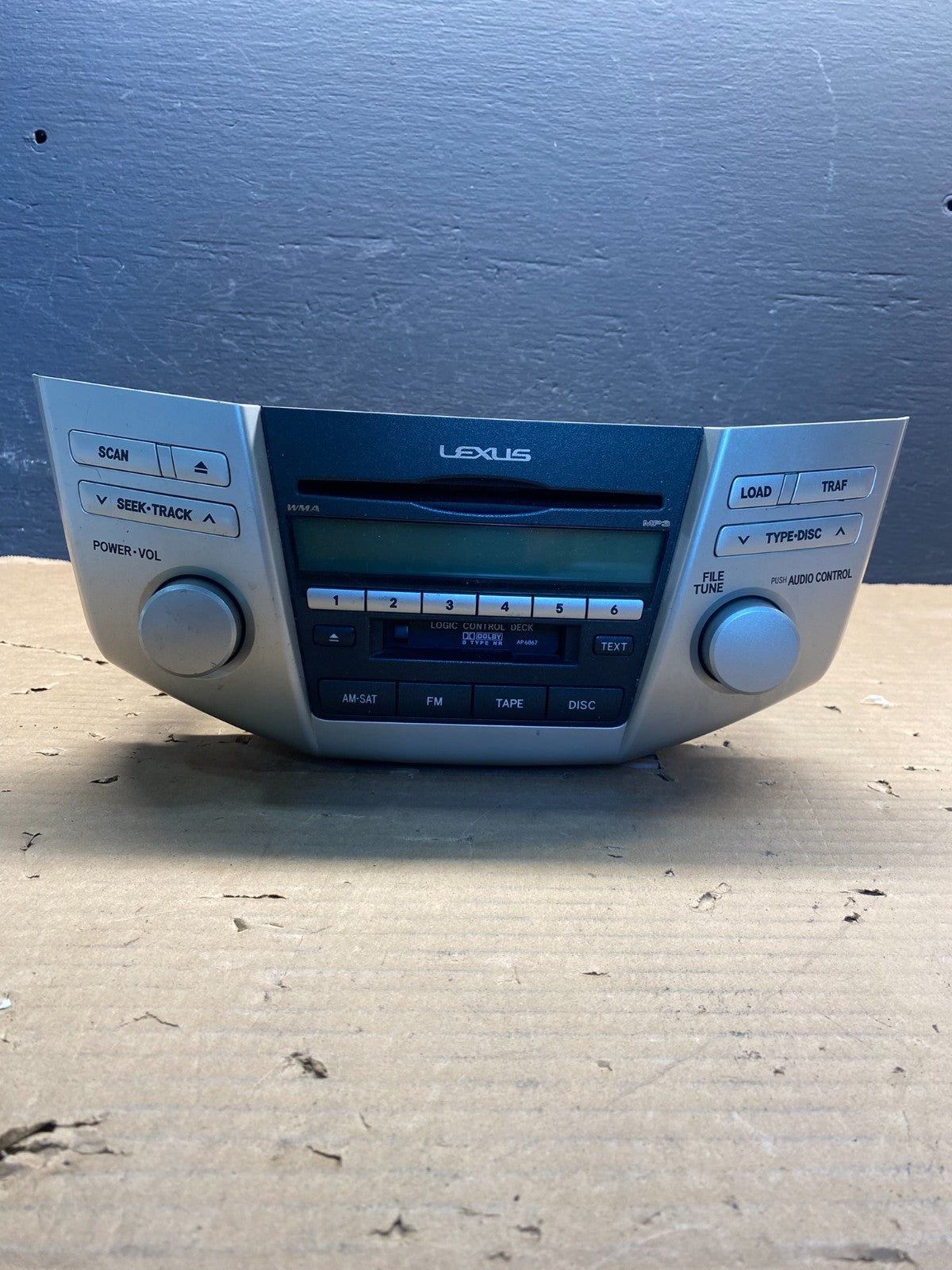 2007 2008 2009 Lexus RX350 Radio Casette AM-FM CD Player AC8026 DG0