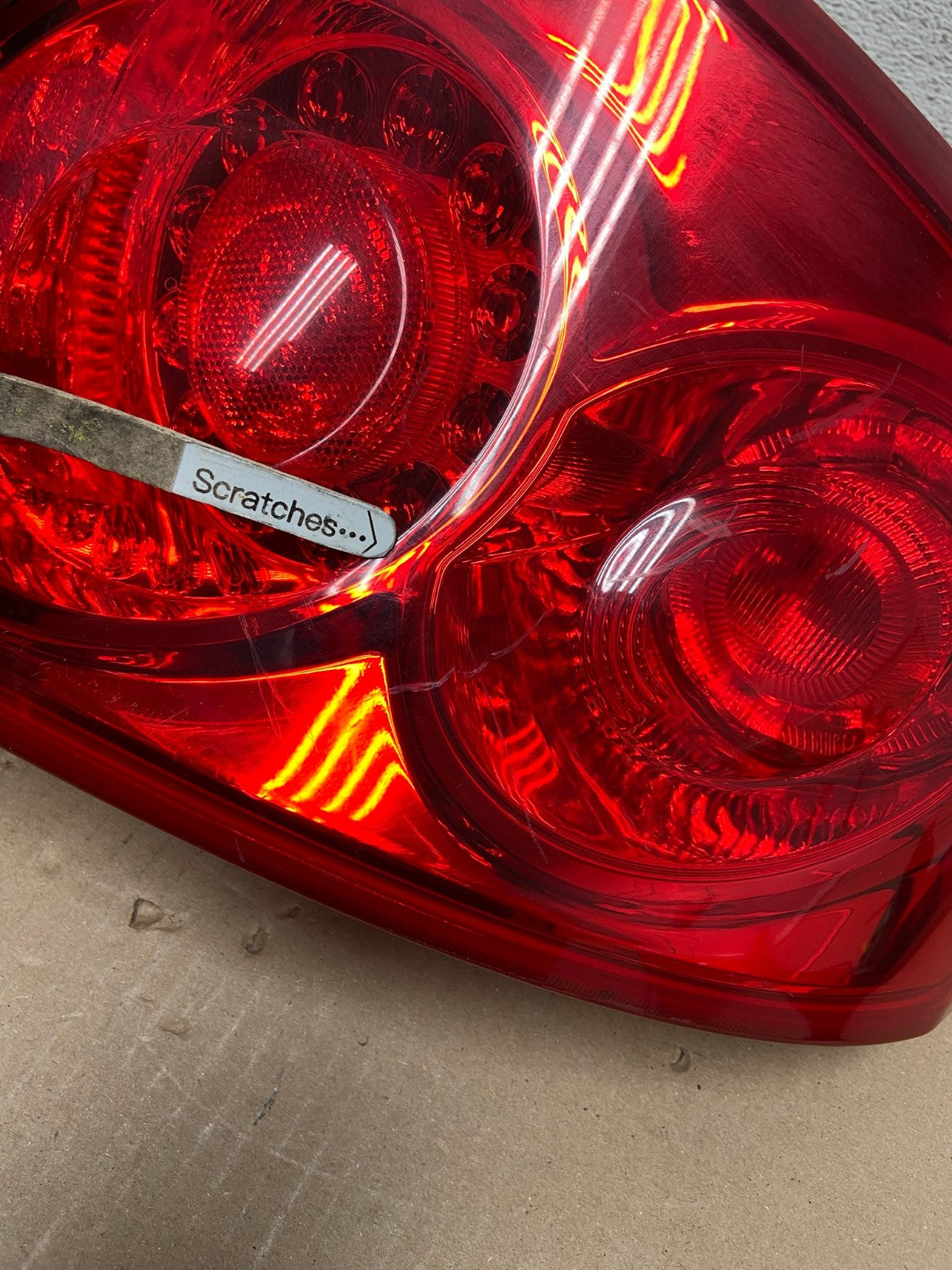 2006 - 2007 Infiniti G35 Coupe Right Passenger LED Outer Tail Light AE7187 LK3