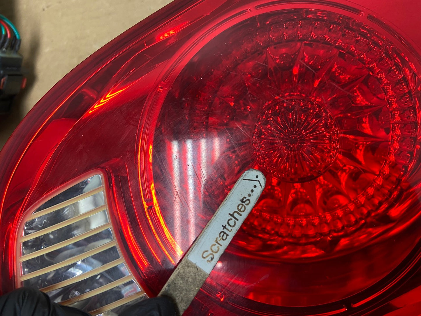 2007 2008 2009 Hyundai Santa Fe Right Passenger Tail Light Inner AG9254 LK3
