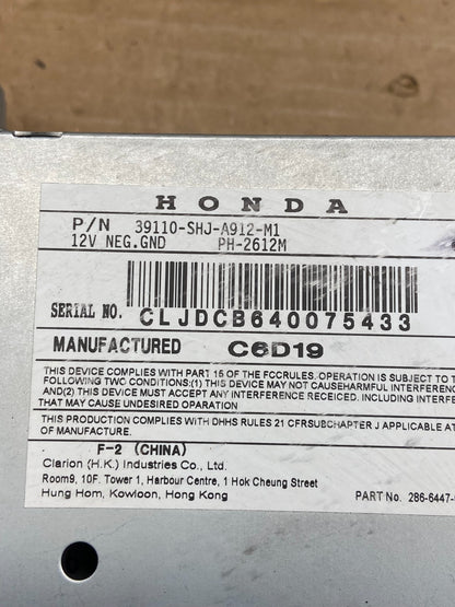 2005-2006 Honda Odyssey Information Display Screen 39110-shj-a912 ae4607 DG6