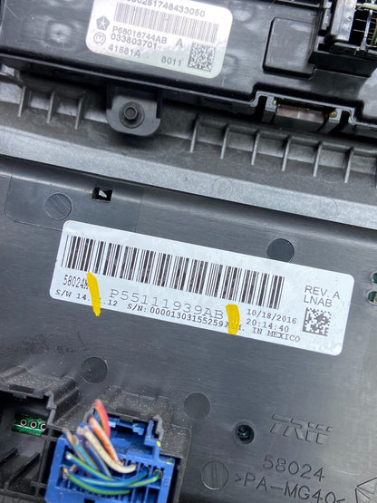 2009 2010 Dodge Journey Center Dash A/C AC Climate Control Bezel Trim W6310 DG5