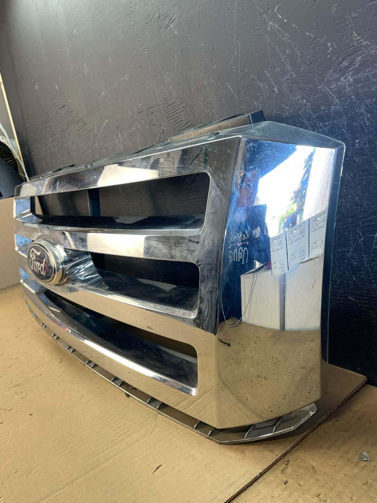 2007 to 2014 Ford Expedition Front Upper Chrome Grill Grille ad5800 DG1