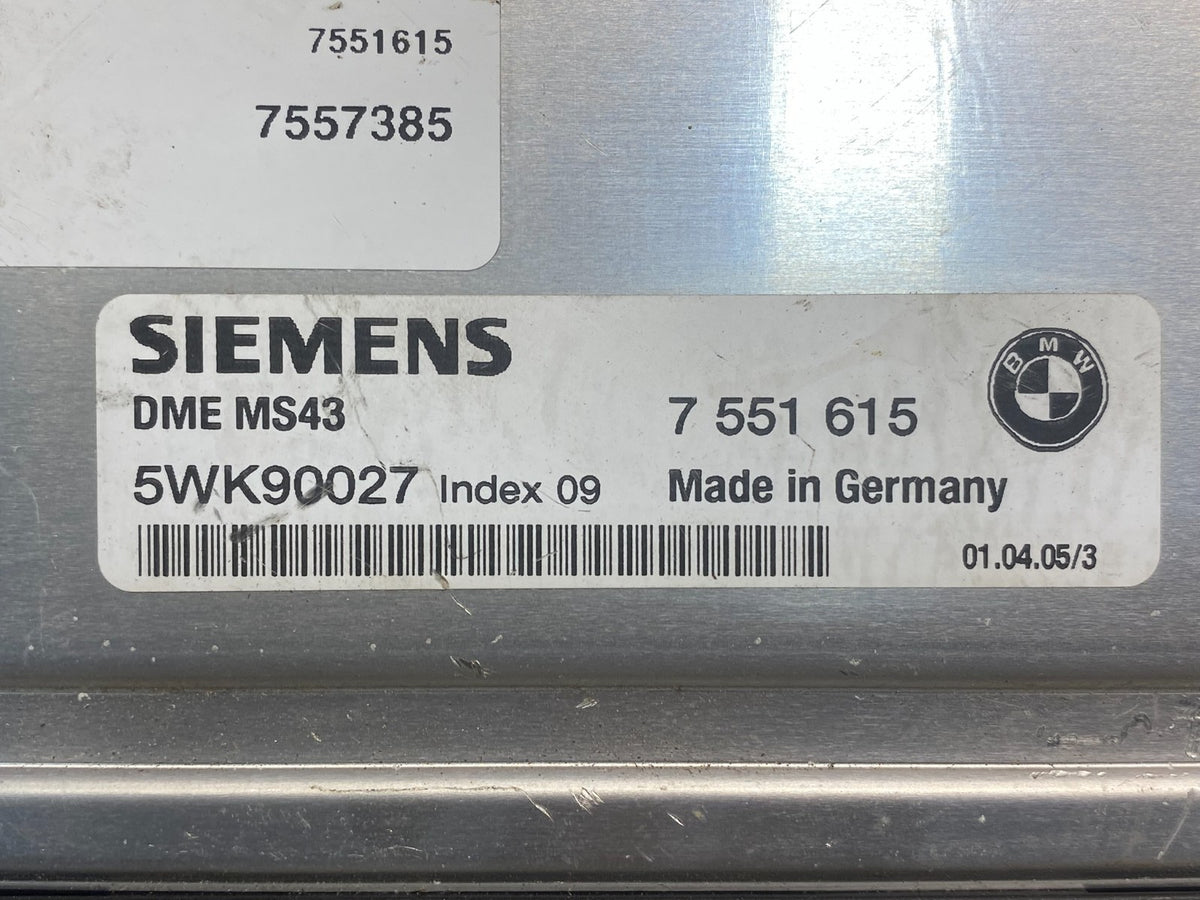 2003 to 2005 BMW X5 ECM ECU Engine Control Computer Module 7551615 AF6613 DG2