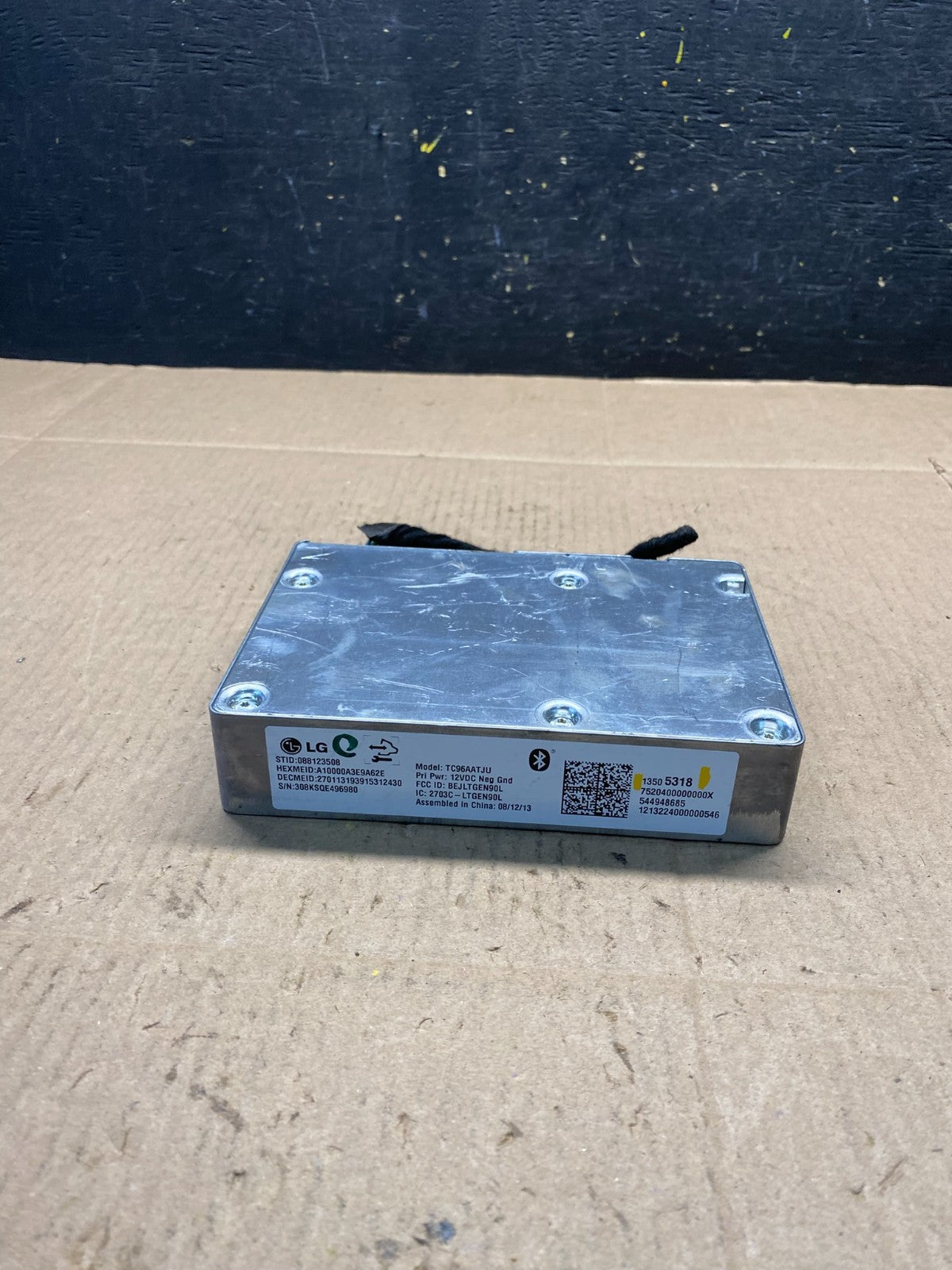 2014 Chevrolet Malibu Comunication Control Module Bluetooth R5969 DG4