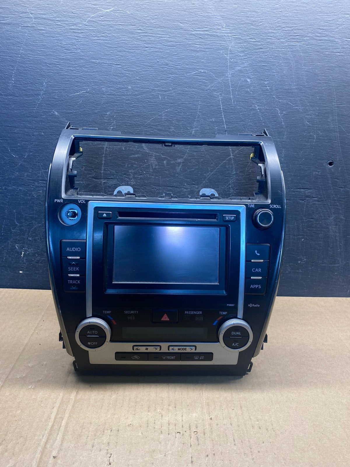2012 2013 2014 Toyota Camry Radio CD Screen Display Climate Control OE AG3762 DG0