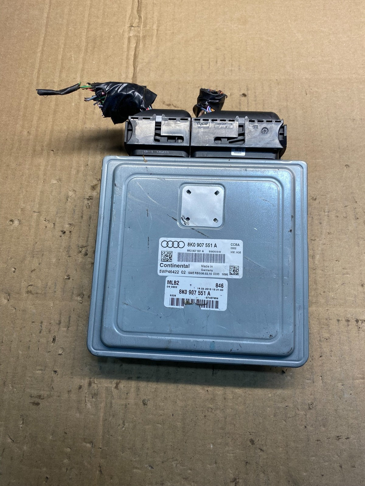 2010 Audi S4 S5 3.0L Engine Computer Ecu Pcm Ecm Pcu 8K0907551A  aa7728 DG0