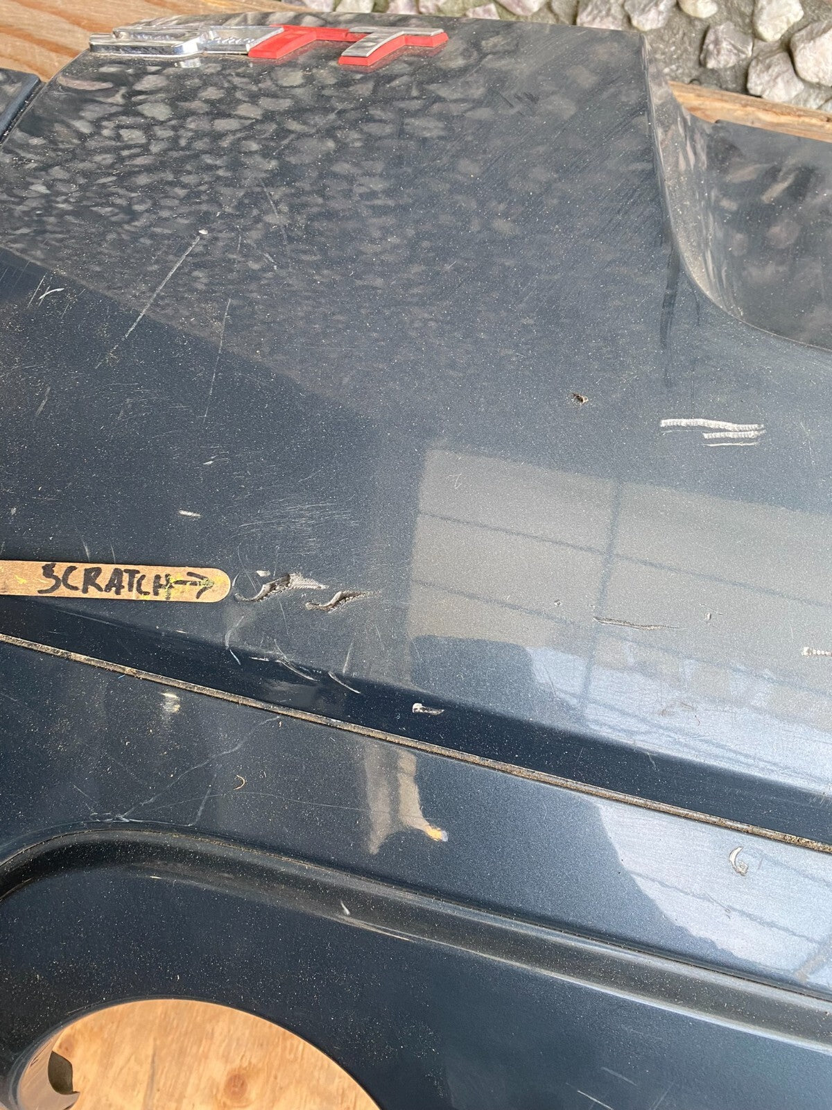 1999 to 2006 Audi TT S-line Quattro Rear Bumper Plastic Cover E54226