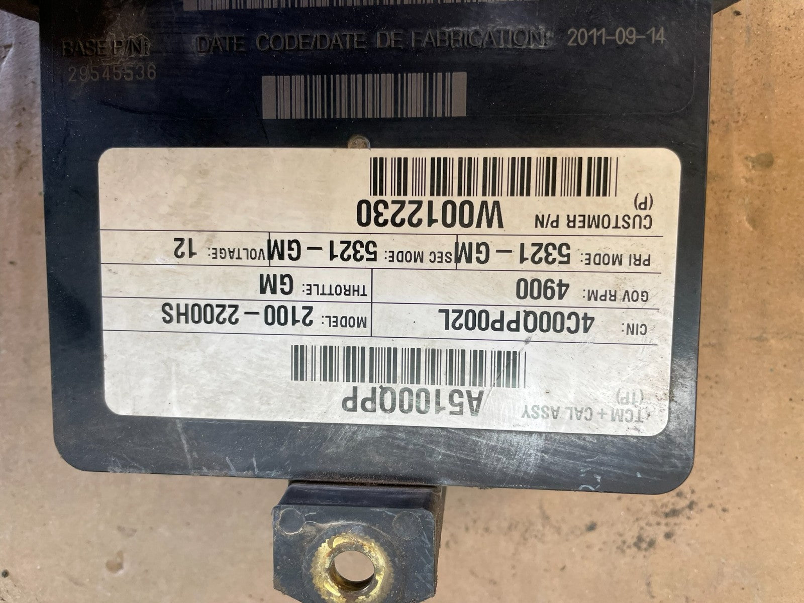 29545536 Allison TCM Transmission Control Module Computer Auto AC53852