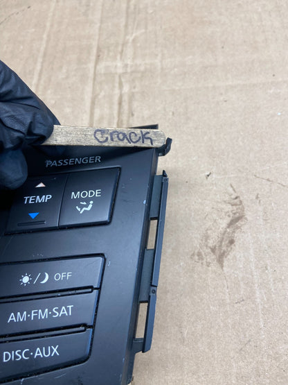 2008 to 2010 Infiniti M35 Navigation Radio Climate Control 28395 EJ77C AD7226 DG3