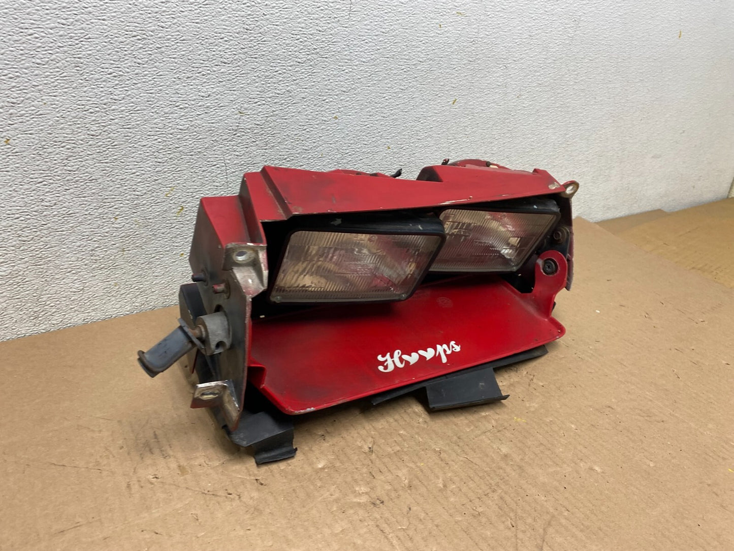 1987 to 1992 Chrysler LeBaron Left Driver LH Halogen Headlight N1141 PS2