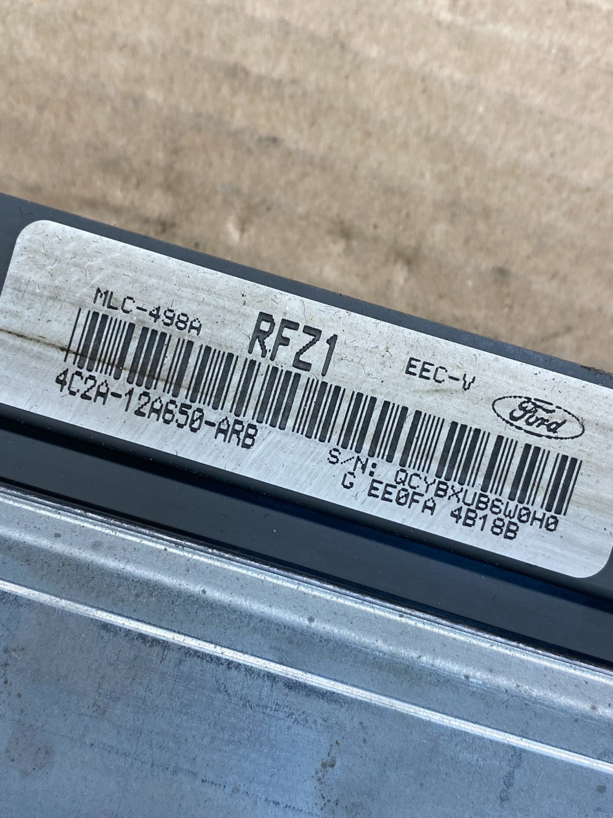 2004 Ford Van E250 E350 5.4L Engine Control Module ECU 4C2A-12A650-ARB ah9949 DG2