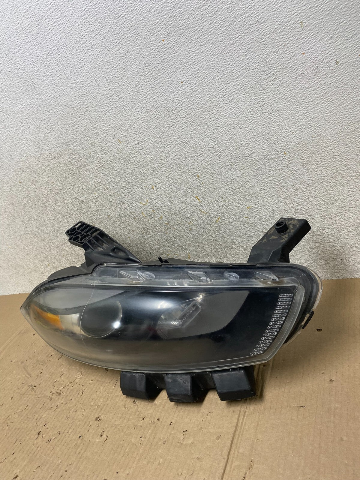 2013 to 2016 Dodge Dart Right Passenger Halogen Black Headlight AJ1812 LK1