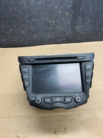 2012 - 2014 Hyundai Veloster Radio Receiver Display Screen 96560-2v701 AH3614 DG0
