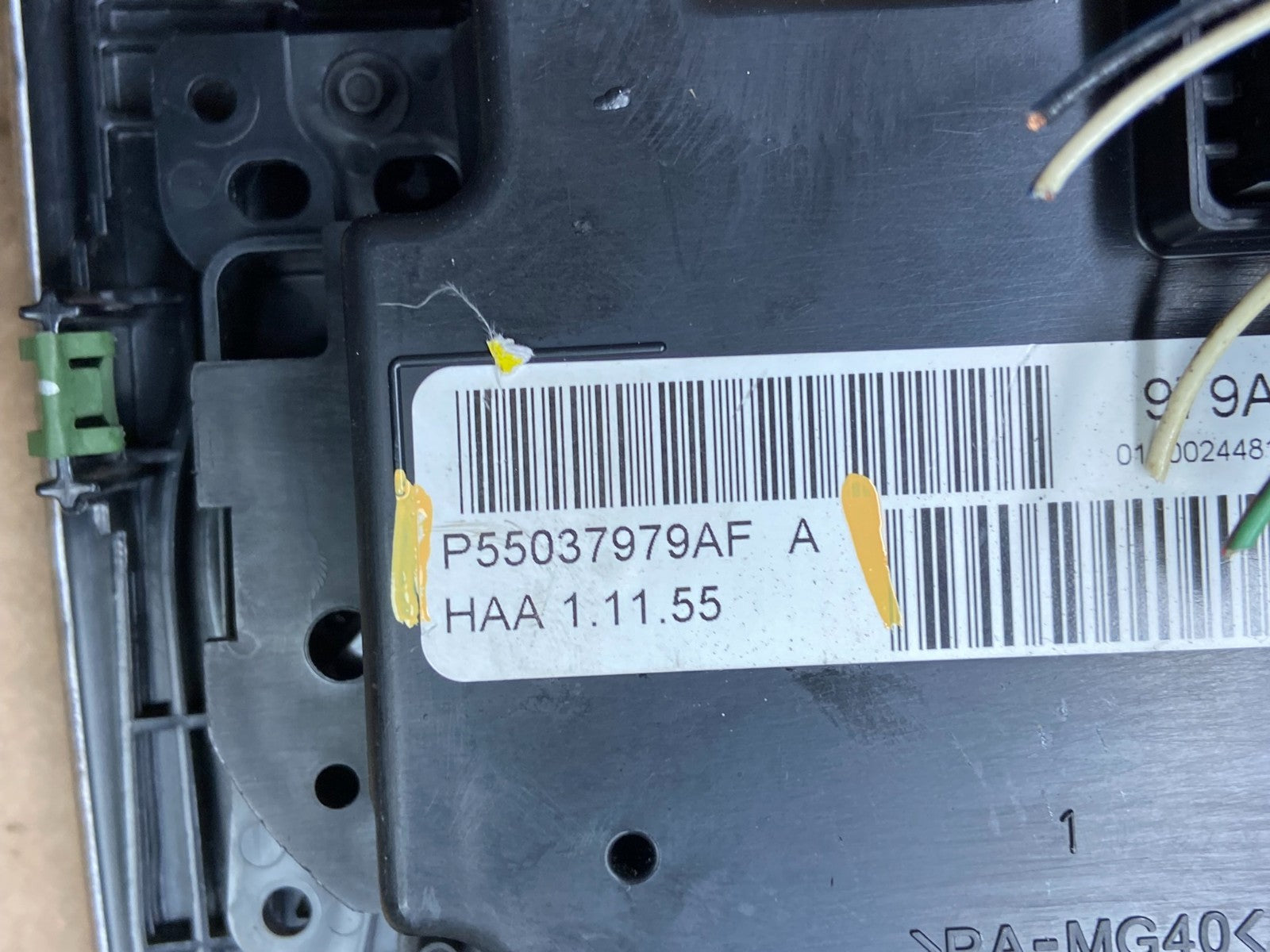 2008 to 2010 Jeep Grand Cherokee Center A/C Heater Climate Control Y2547 DG5