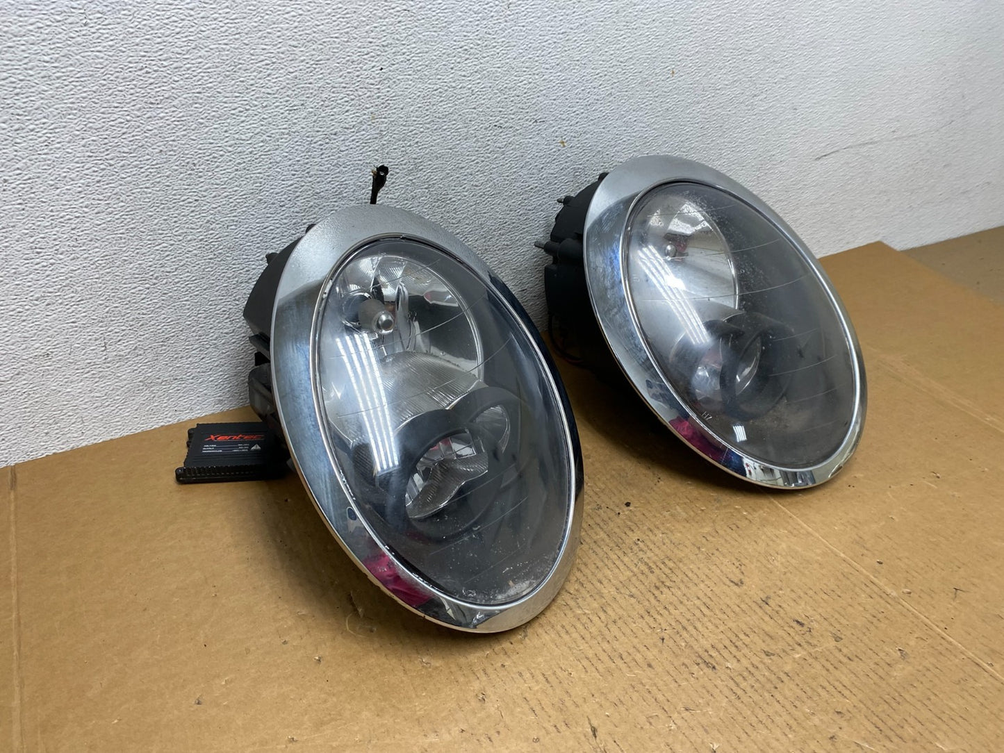 2005 to 2008 Mini Cooper Left+Right Set Side Headlights Halogen AE0511 DG2