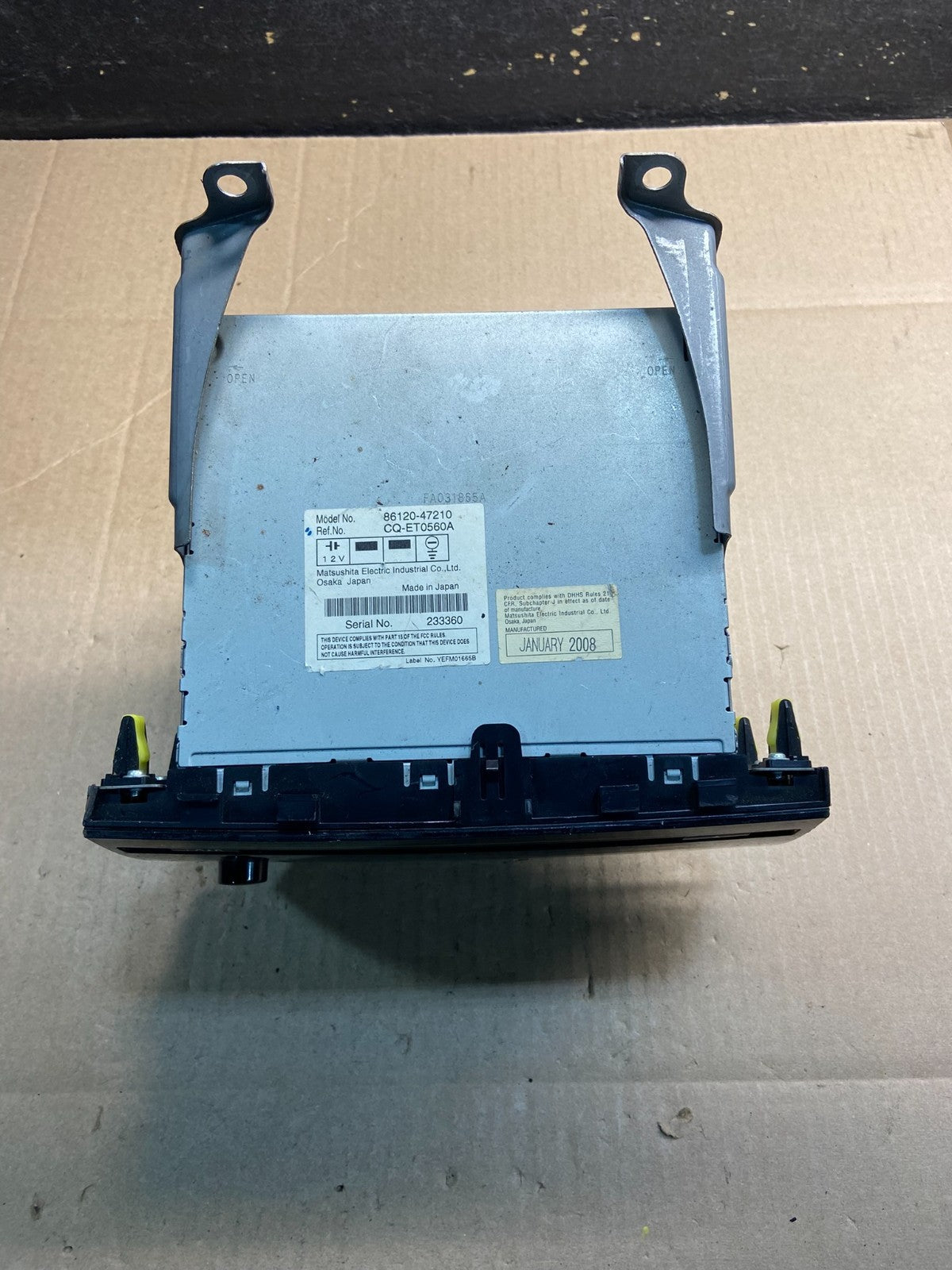 2006 to 2009 Toyota Prius OEM Radio AM/FM CD Player Oem Z0549 DG5