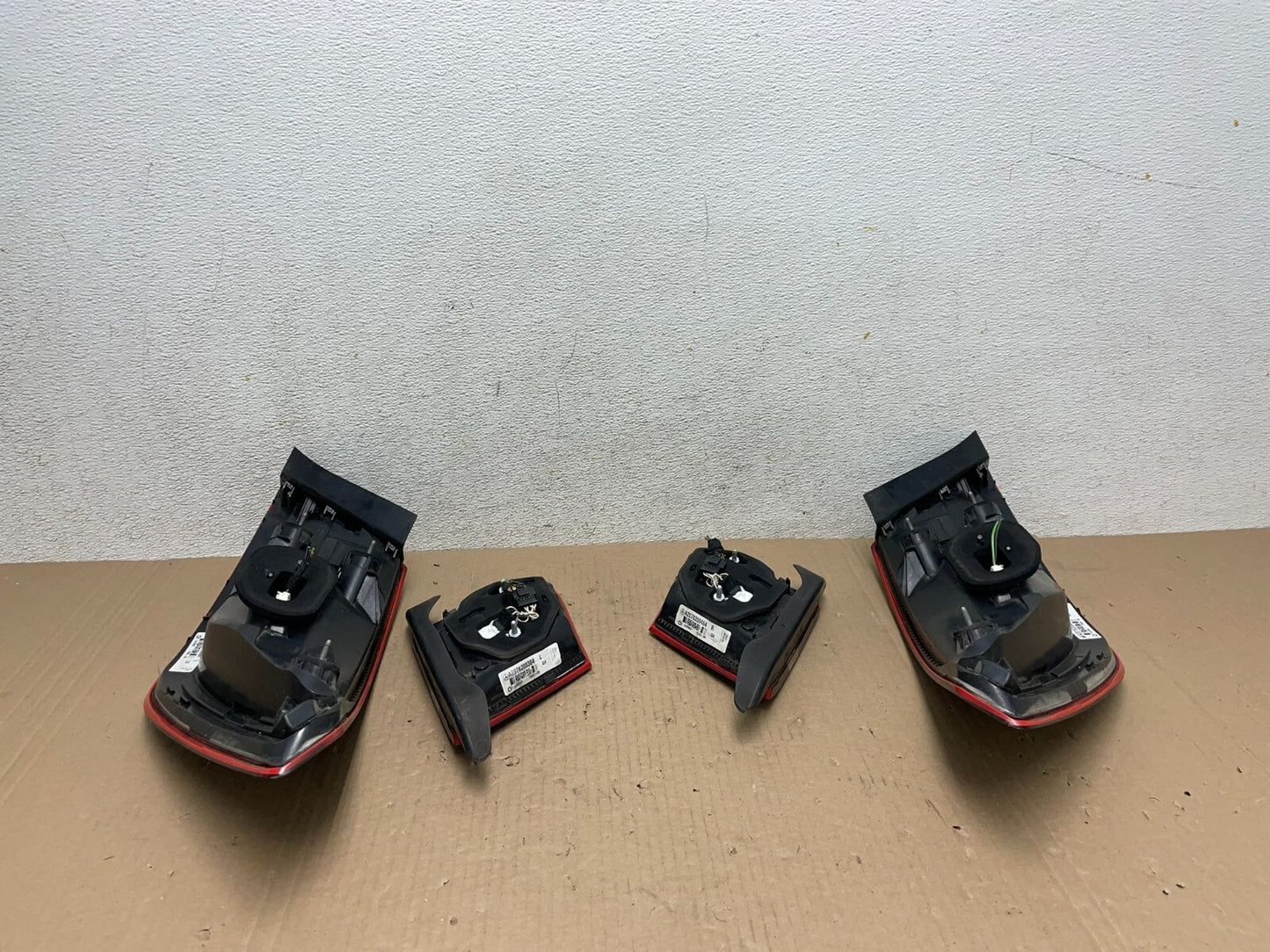 2010 to 2013 Mercedes E-Class Coupe Left+Right Set Inner Tail Lights OEM j2559 D13
