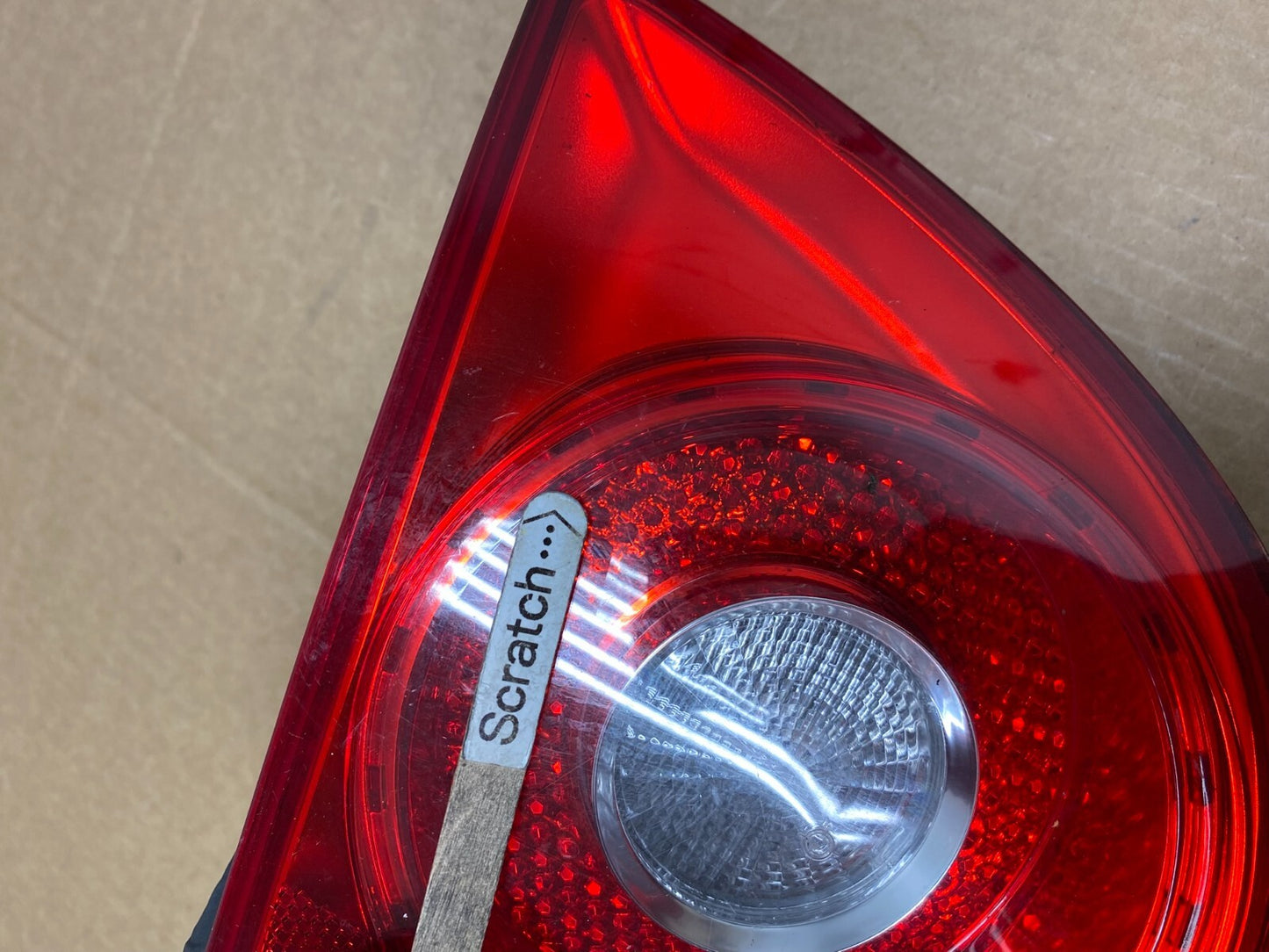 2006-2009 Volkswagen Golf Driver Left Side Tail Light Inner Trunk Lid O6679 DW3