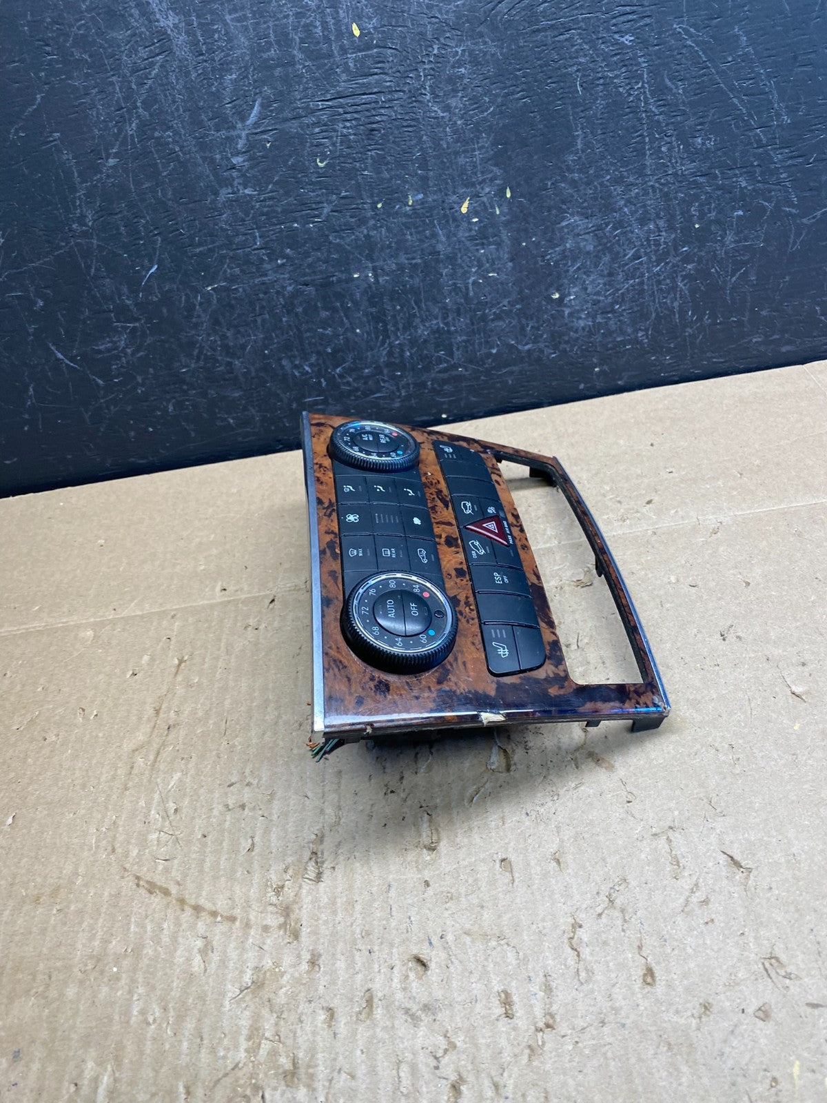 2007-2012 Mercedes X164 GL350 GL450 Climate Control Bezel Wood Switch AC6819 DG2