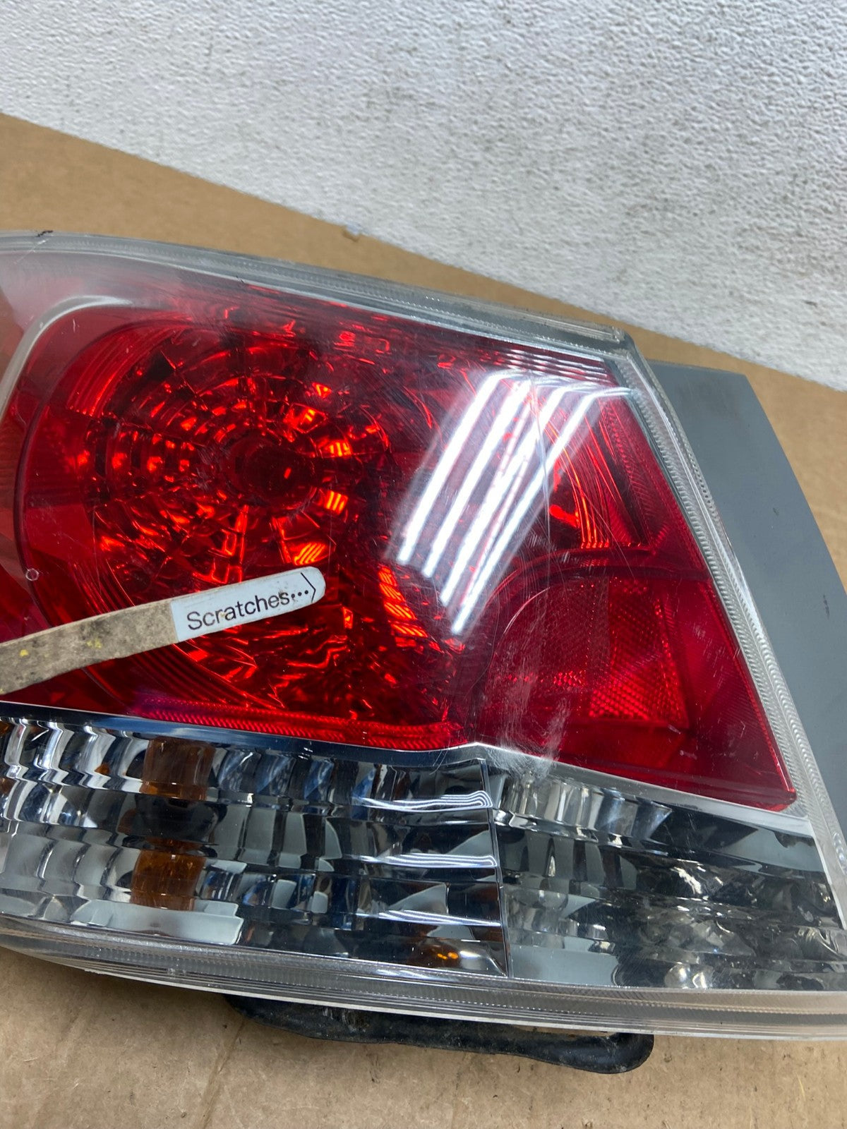2008 to 2012 Honda Accord Sedan Tail light Left Driver LH Side AD6123 LK3