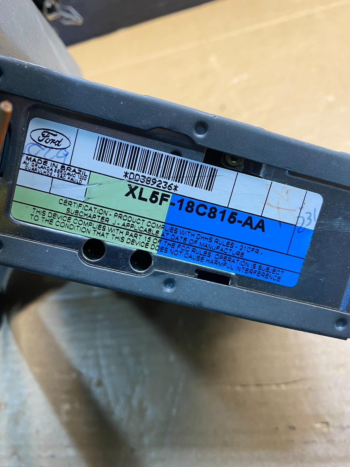 1997 to 2003 Ford F150 Ranger AM FM Radio Stereo Receiver Bezel ad6610 DG7