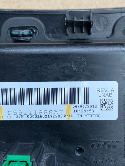 2011-2014 Chrysler 200 Heater AC Climate Switch Temperature Control AG5206 DG6