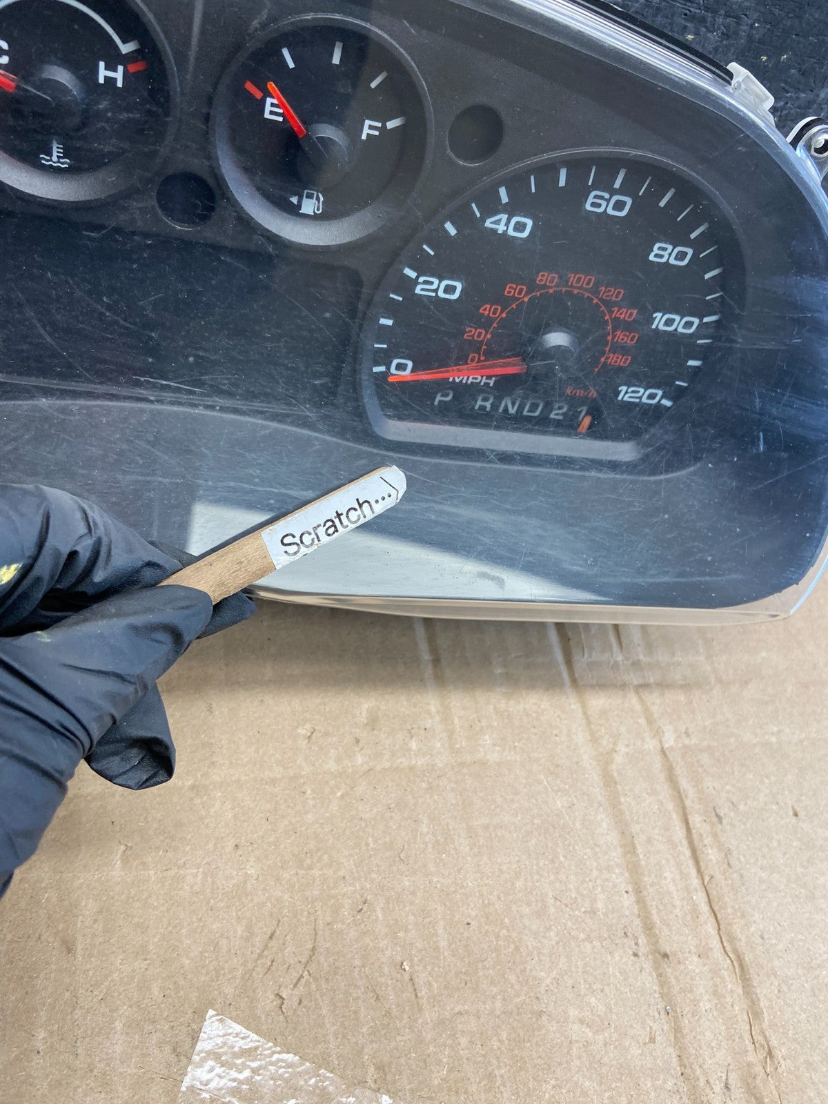 2007 to 2009 Ford Ranger Gauge Speedometer Cluster AD7165 DG1