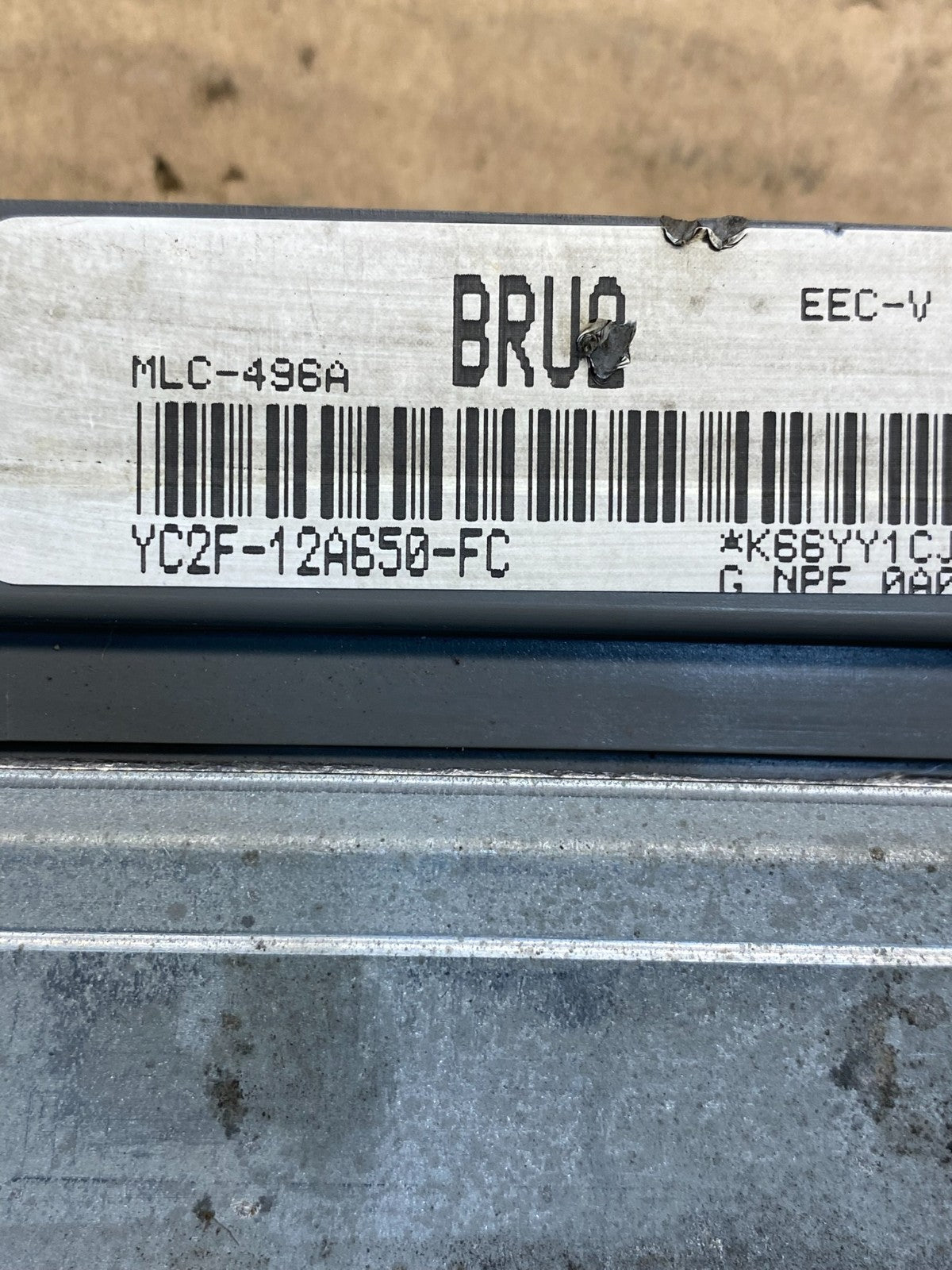 2000 Ford F-150 F 4.2L Engine Control Computer Module YC2F-12A650-FC AE0156 DG2