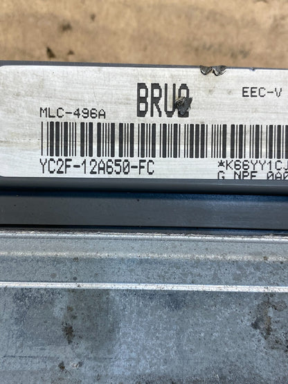 2000 Ford F-150 F 4.2L Engine Control Computer Module YC2F-12A650-FC AE0156 DG2