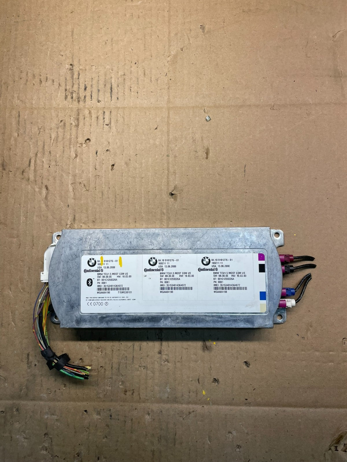 2006 to 2010 Bmw Bluetooth  Control Module Computer Telematics OEM u2170 DG0