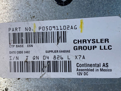 2015 - 2016 Dodge Journey Radio Info Media CD Player Unit OEM S3220 DG5