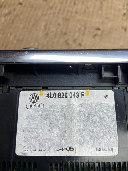 2007 - 2009 Audi Q7 Front Heater AC Dual Climate Control Panel ae4492 DG4