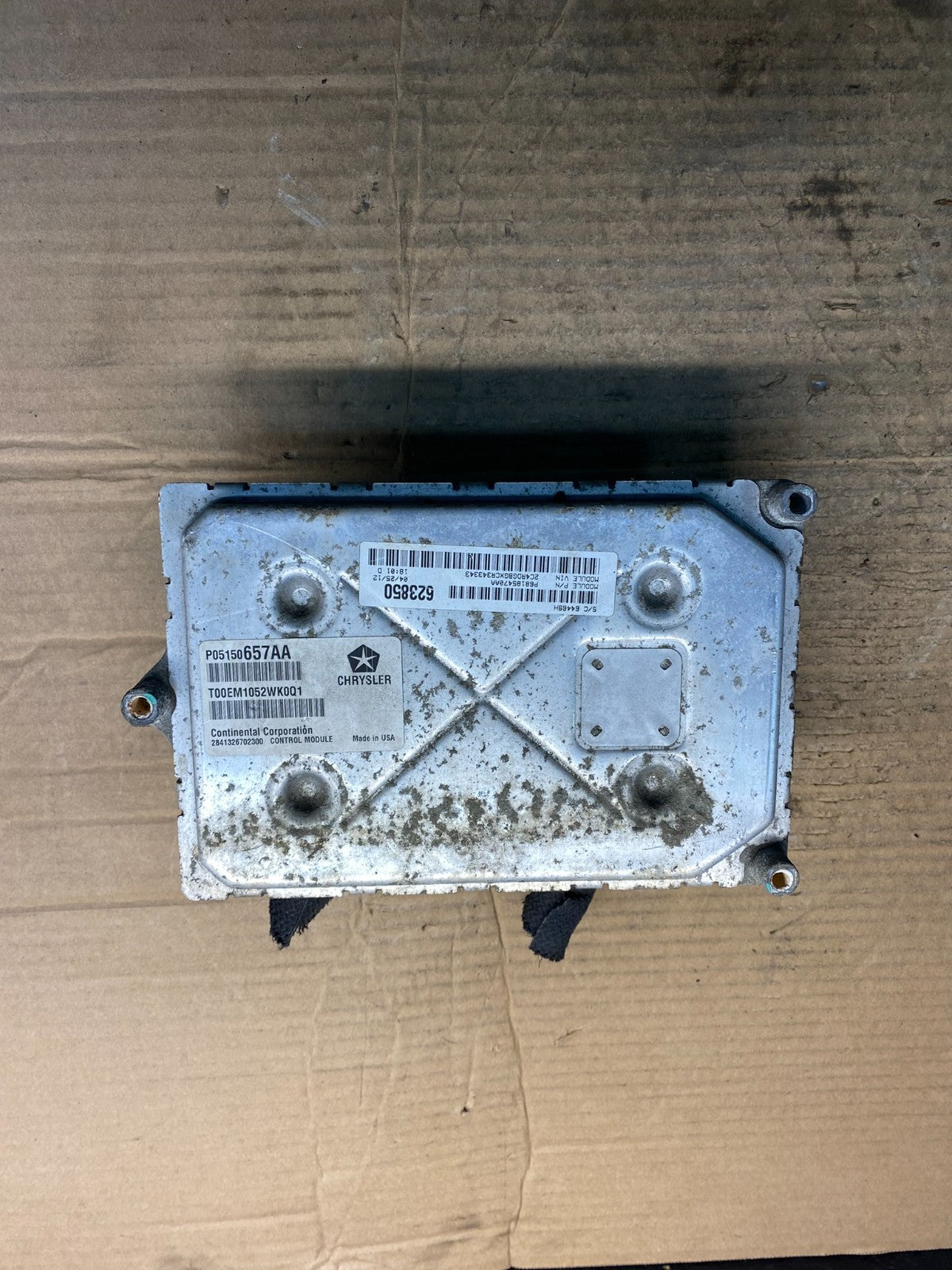 2012 Dodge Avenger Engine Computer Control ECM ECU OEM  aa5844 DG3