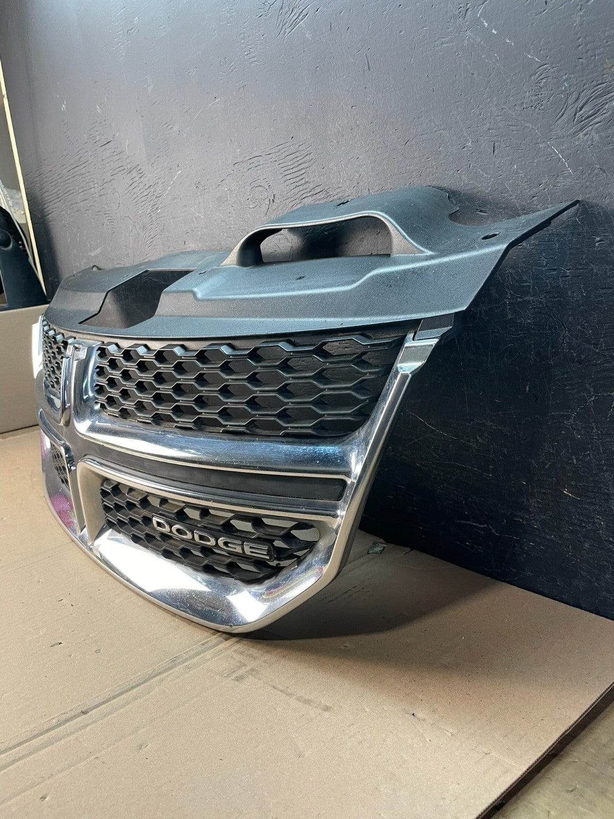 2011 to 2018 Dodge Journey Front Upper Chrome Grill Grille AD8401 DG1