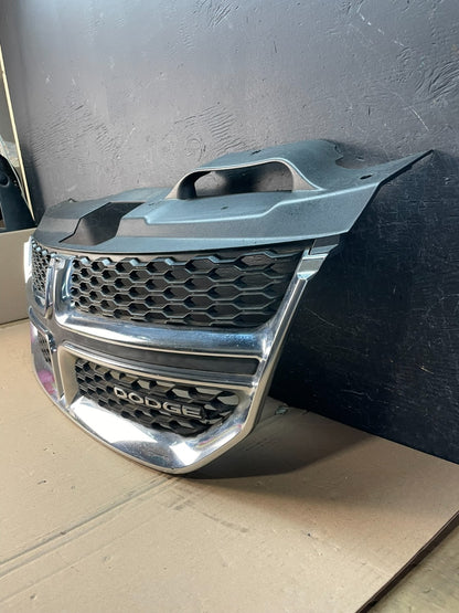 2011 to 2018 Dodge Journey Front Upper Chrome Grill Grille AD8401 DG1