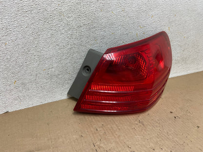 2008 to 2015 Nissan Rogue Right Passenger Rh Side Tail Light AH5888 LK1
