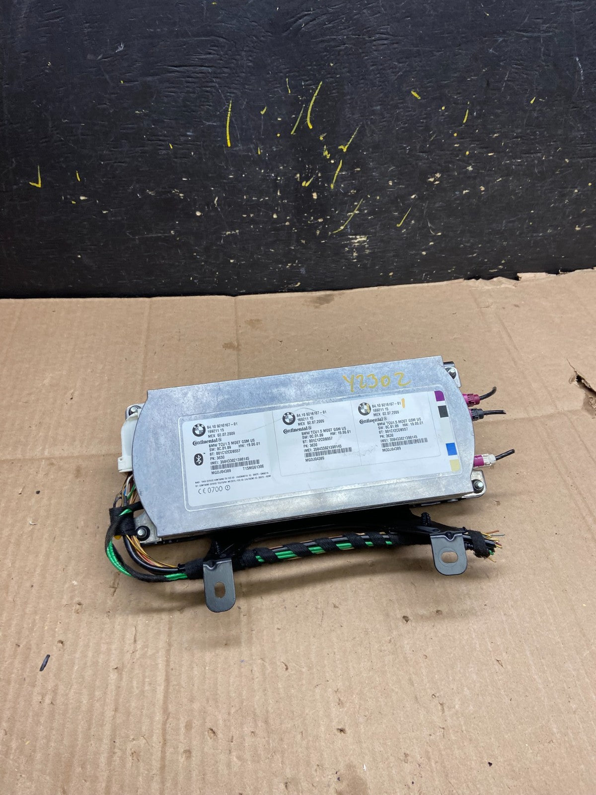 2009 to 2015 Bmw Bluetooth  Control Module Computer Telematics OEM Y2302 DG0