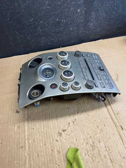 2004 to 2007 Infiniti QX56 Radio Player Climate Control Panel Bezel AE1809 DG2
