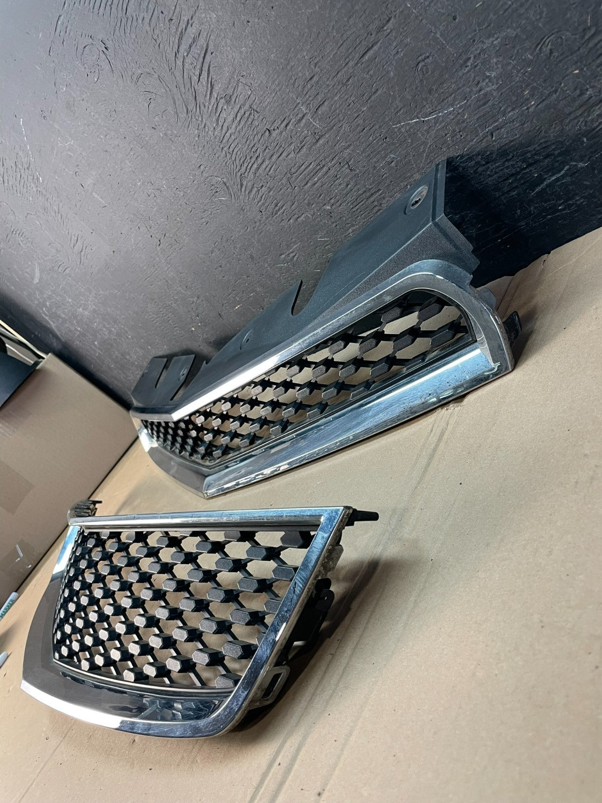 2010-2013 Chevrolet Equinox Upper Lower Set Front Chrome Grill Grille AD8346 DG1