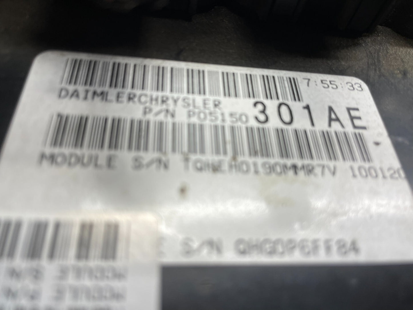 2008 to 2010 Dodge Charger 3.5L Engine Control P68054124ac N4691 DG2