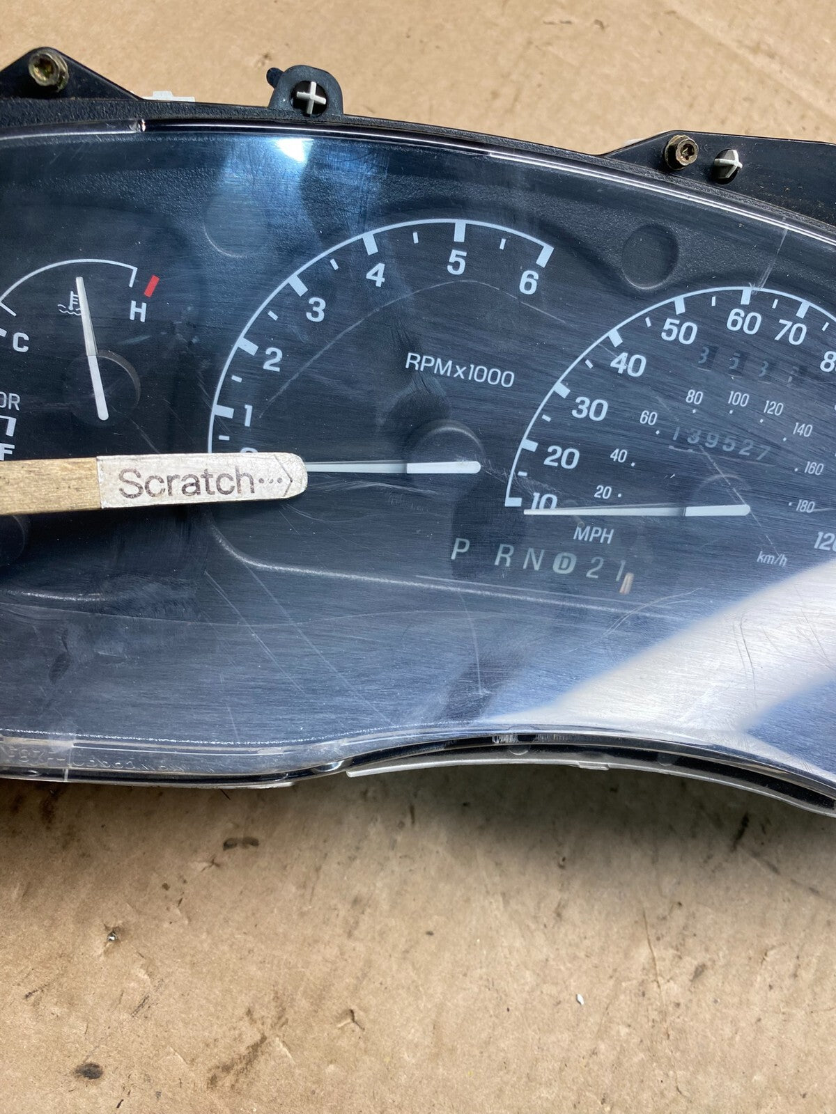 2001 2002 2003 Ford Explorer Speedometer Cluster Gauge o6874 PS1